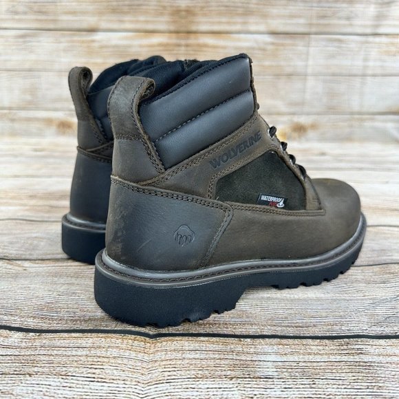 Wolverine Roughneck 6” Boots Men Size 12 M Steel toe WP Boots - NEW main image 7